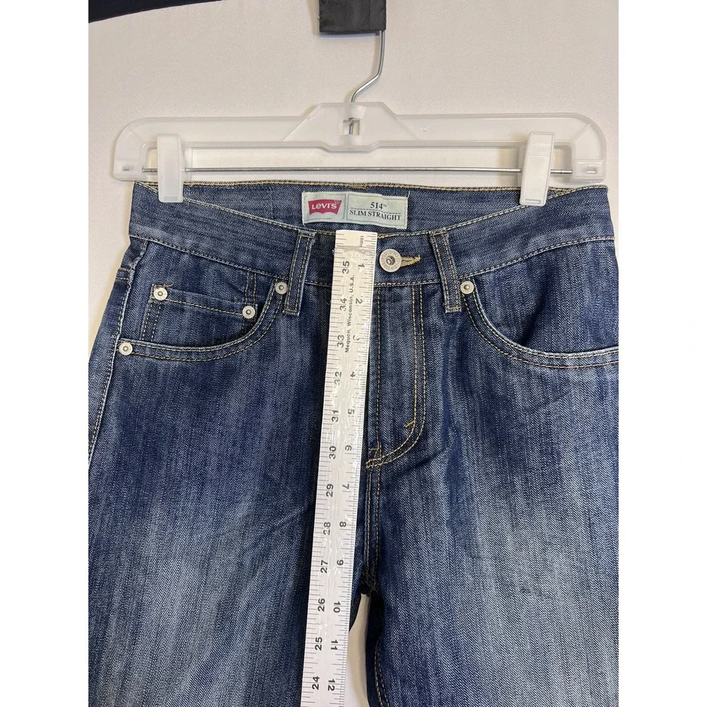 Levi's Performance 514 Straight Jeans Sz 16 Slim Fit Blue YOUTH‎ Boys